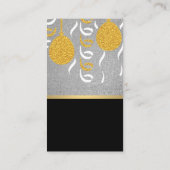 グリッター | 紙吹雪バルーンイベントプランナー 名刺 (裏面)