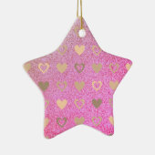 グリッター/紫グリッター セラミックオーナメント (右)