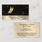 *~*グリッター・金ゴールド・バタフライの不思議な星 名刺 (正面/裏面)