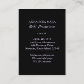 *~*グリッター-霊気マスター先生記号 名刺 (裏面)