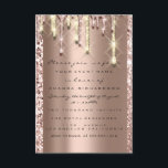 グリッター 3D ドリップ ローズ ブライダル スイート 16th スパークリー 招待状<br><div class="desc">florenceK エレガント ラグジュアリー イベント</div>