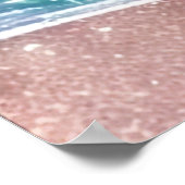 *~*グリッターAP60沿岸海砂ビーチ波海 ポスター (角)