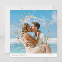 *~*グリッターDIYカップル写真RSVP QR AR6 結婚's