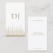 グリッターDJの名刺 名刺 (正面/裏面)