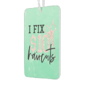 グリッターIヘアカット$10を修正 カーエアーフレッシュナー (左)