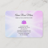 *~*グリッターLotus Rays霊気修復エネルギー 名刺 (裏面)