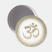 グリッターOMシンボル冷蔵庫用マグネット マグネット (正面/裏面)