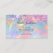 グリッターopalテクスチャ名刺 名刺 (裏面)