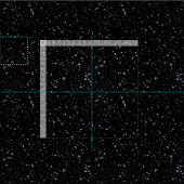 グリッターStars2 -銀製の黒 ファブリック (タイル)