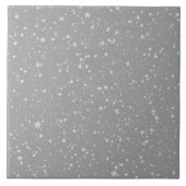 グリッターStars4 -銀 タイル (正面)
