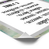 👁️ 「グリッチを通して」ワイルドコアの座席表 ポスター (コーナー)