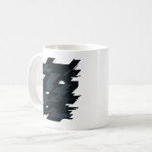 グリッチアート クラシックマグ コーヒーマグカップ (正面左)