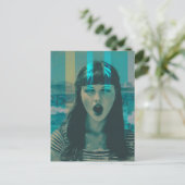 グリッチウーマンビーチ ポストカード (スタンド正面)