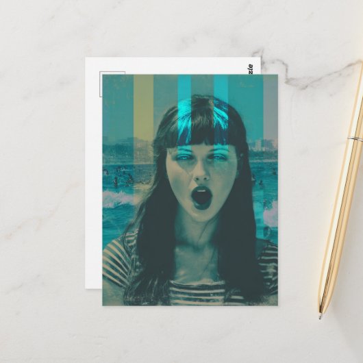 グリッチウーマンビーチ ポストカード (正面/裏面インサイチュ)