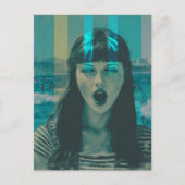 グリッチウーマンビーチ ポストカード (正面)