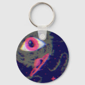 グリッチエステティックコミックホラードードルキーチェーン キーホルダー (裏面)