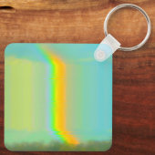 グリッチエステティックレインボードリームキーチェーン キーホルダー (裏面)