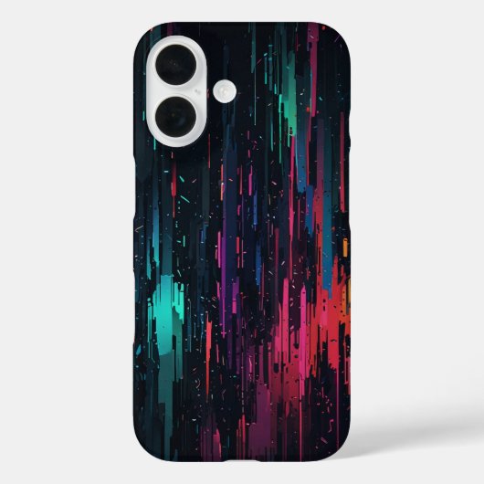 グリッチエフェクトのスマホケース Case-Mate iPhoneケース (裏面)