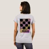 グリッチコア ハッピー フェイス Tシャツ (裏面フル)