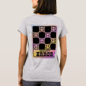 グリッチコア ハッピー フェイス Tシャツ (裏面)