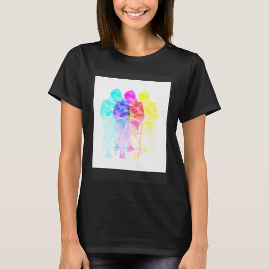 グリッチバーニードゥー2013ミームバーニードサンダース Tシャツ (正面)
