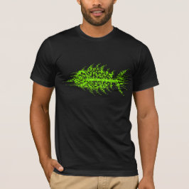グリッチピクセルコードフィッシュ Tシャツ