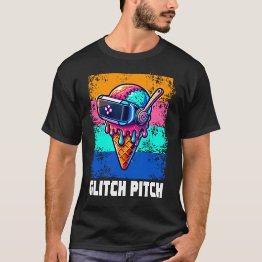 グリッチピッチ Tシャツ (正面)