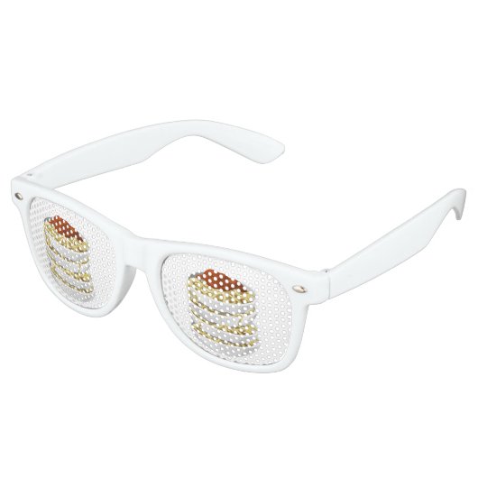 グリッチフードおいしいパスタ レトロサングラス (アングル)