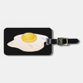 グリッチフードフライ卵 ラゲッジタグ (正面横)