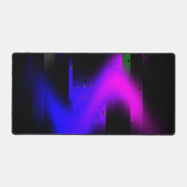 グリッチプラズマブラック デスクマット