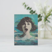 グリッチレディーアットザビーチ ポストカード (スタンド正面)