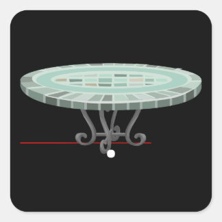 グリッチ家具テーブルモザイクカフェテーブル スクエアシール