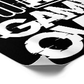 グリッチ新郎新婦おもしろいの結婚試合 ポスター (角)