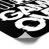 グリッチ新郎新婦おもしろいの結婚試合 ポスター (角)