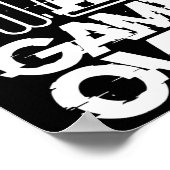 グリッチ新郎新婦おもしろいの結婚試合 ポスター (角)