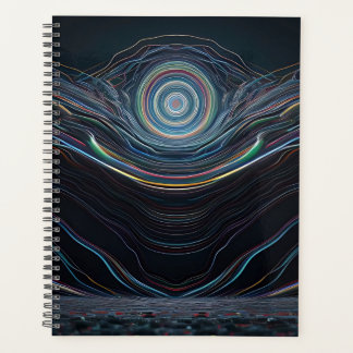 グリッチ暗闇ホラー旅行カラフル プランナー手帳