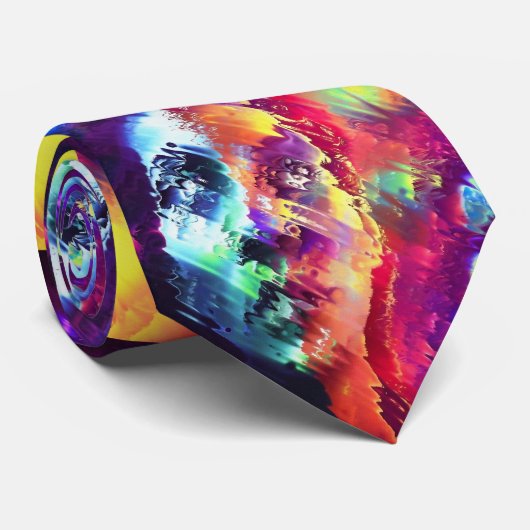 グリッチ視覚 ネクタイ (ロール)