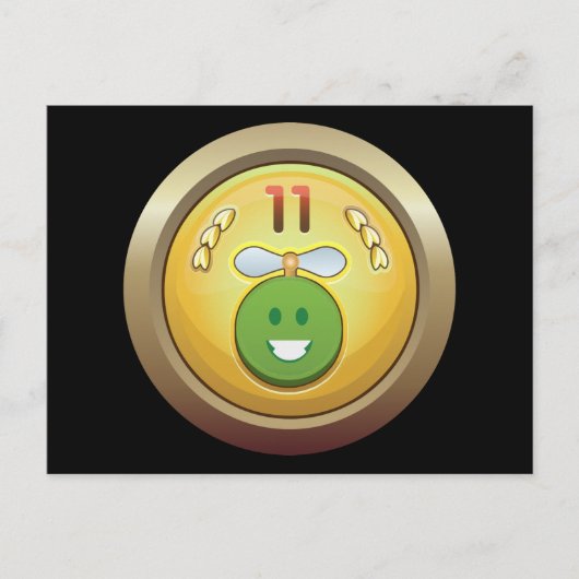 グリッチ達成numismatizer griffinクラス ポストカード (正面)
