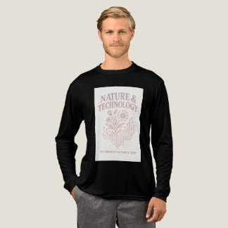 グリッチAIコード - 先進的なテクウェア グラフィックTシャツ トライブレンドTシャツ