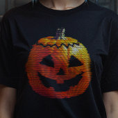 グリッチTVパンプキンレディース Tシャツ