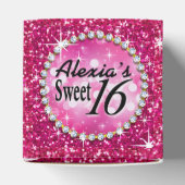 グリッツきらきら光るグリッタースパークル |明るい赤紫色 フェイバーボックス (上部)