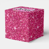 グリッツきらきら光るグリッタースパークル |明るい赤紫色 フェイバーボックス (裏面サイド)