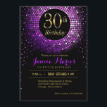 グリッツきらきら光る紙吹雪30th Birthday | 紫金ゴールド 招待状<br><div class="desc">キラキラ輝く、きらめく、紫、黒と金ゴールドの誕生日パーティーの招待。この多彩なトレンディー、招待きらきら光るは、特別な機会に最適である – マイルストーンの誕生日、女の子の夜の外出、甘い16パーティー、カクテル&ディナーパーティー、記念日やその他のフェスティバルの記念日。「IT」ボタカスタマイズンを使用してテキストを追加する。お気に入りスタンプ、カクテルナプキン、紙プレートなど様々な商品が揃う。年齢もしや色を変更したい場合は連絡cheryl@cheryldanielsart.com。このもし招待状はあなたは求めているものではなく、すべての私の製品はカスタム、あなたの特定のニーズに対応するように設計することができる。Cheryl Daniels © 2015による「Glitz きらきら光る Birthday Party」の招待。 *注：この招待には実際のグリッターは含まれず、グリッターの効果を考慮したアートワークが設計されていま与えす。より多くのマイルストーンの誕生日/イベント招待状を下に！</div>