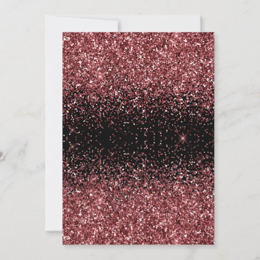 グリッツとグラマーのニューバースイーブパーティー招待状 招待状 (裏面)