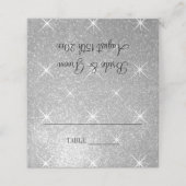 グリッツとグラムのカスタムウェディングテーブル座席表 プレイスカード (外部開封)