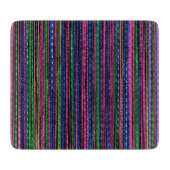 グリッツアンドグラムスパークリーストライプズ カッティングボード (正面)