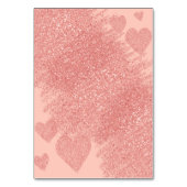 グリッツアンドグラムピンクグリッタースパークルシャイン テーブルナンバー (裏面)