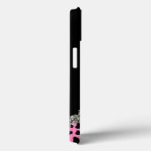 グリッツィピンクジャガープリントサムスンノート4ケース Case-Mate iPhoneケース (裏面 / 右)