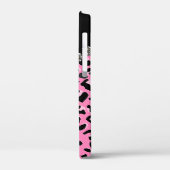 グリッツィピンクジャガープリントiPhone Case-Mate iPhoneケース (裏面 / 左)