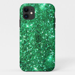 グリッツィー・グリーン・グリッター iPhone 11 ケース